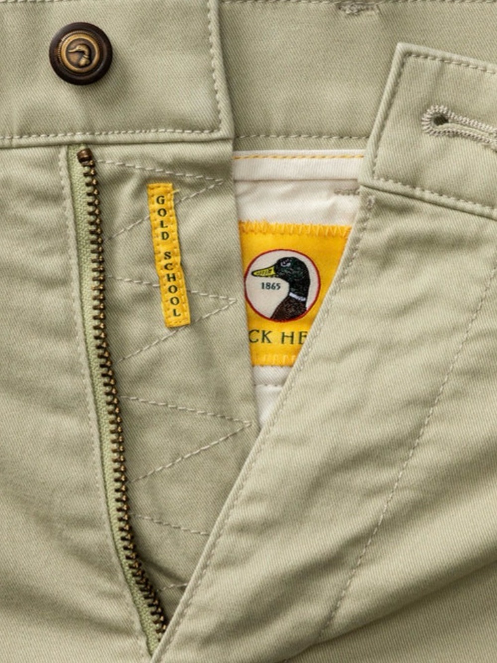 DUCK HEAD khaki chino dress pants pants men’s size 32 X 34 - Picture 8 of 17